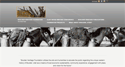 Desktop Screenshot of boulderheritage.org