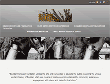 Tablet Screenshot of boulderheritage.org